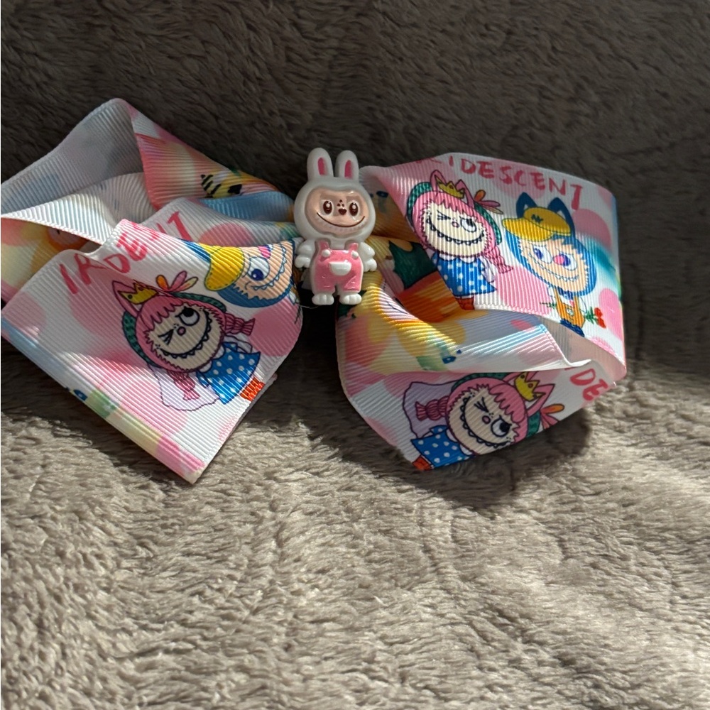 Labubu Multicolored Girls Hair Bow Pin New